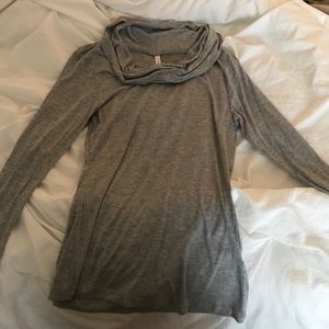 Grey long sleeve turtleneck
